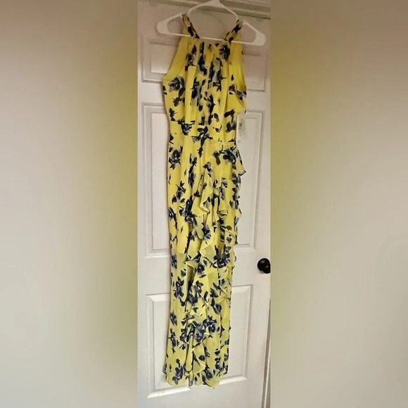 Eliza J Halter Ruffle Maxi Dress - Picture 4 of 7